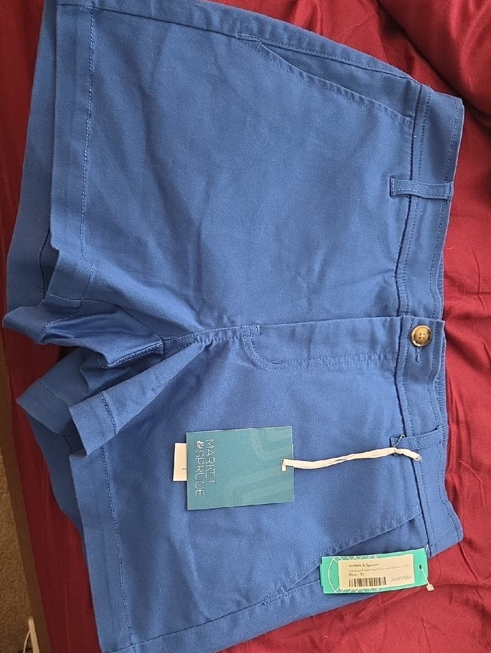 Market & Spruce Blue Women's Casual Shorts